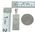 Turquoise And Silver Southwest Pendant MX65277